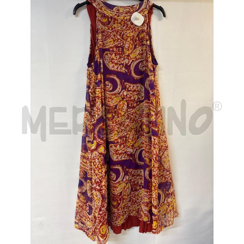 VESTITO DONNA CAMOMILLA ROSSO VIOLA GIROMANICA | Mercatino dell'Usato Acerra 2