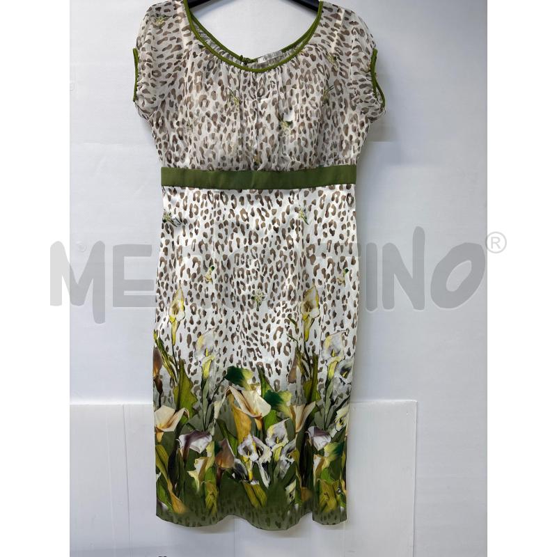 VESTITO DONNA CANNELLA VERDE BISNCO MARRONE | Mercatino dell'Usato Acerra 1