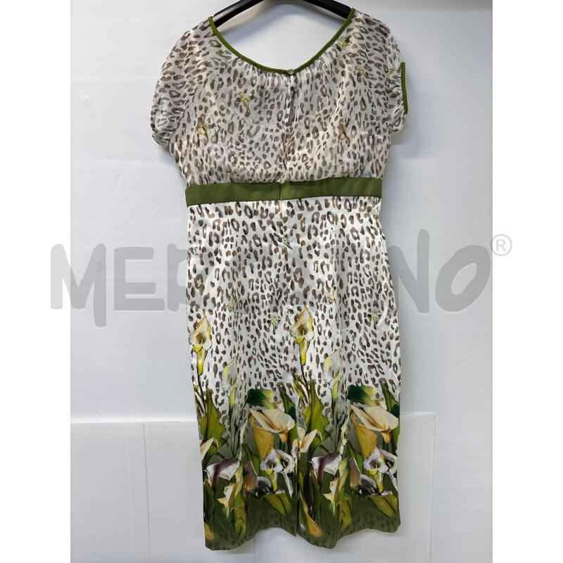 VESTITO DONNA CANNELLA VERDE BISNCO MARRONE | Mercatino dell'Usato Acerra 2
