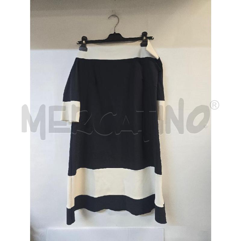 VESTITO DONNA CHIARA BONI NERO BIANCO | Mercatino dell'Usato Acerra 1