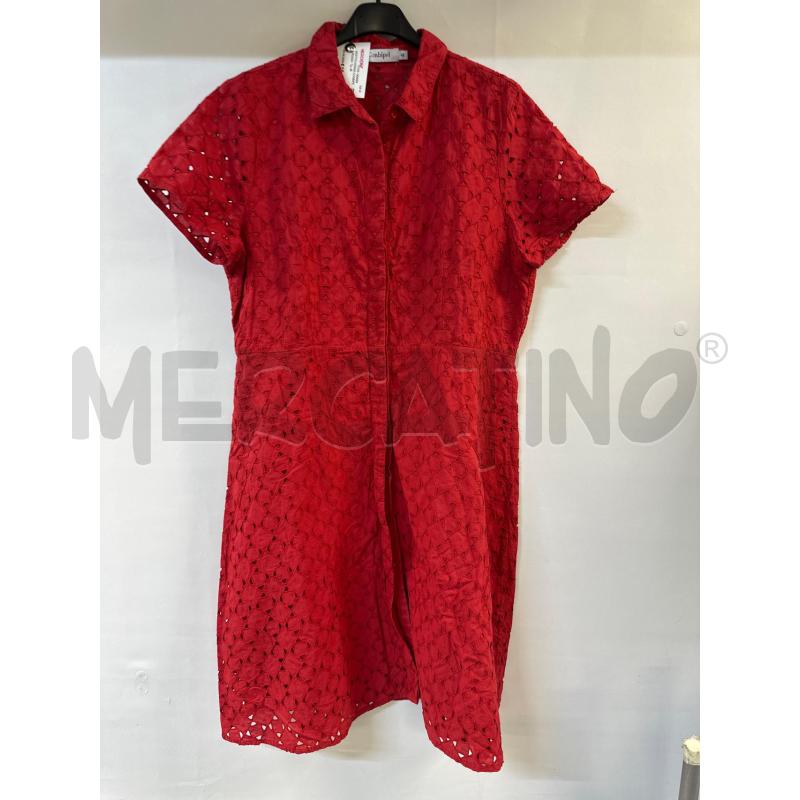 VESTITO DONNA CONBIPEL ROSSO | Mercatino dell'Usato Acerra 1