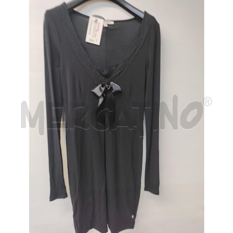 VESTITO DONNA CRISTINAEFFE NERO VELO BORDINO MERLETTO | Mercatino dell'Usato Acerra 1