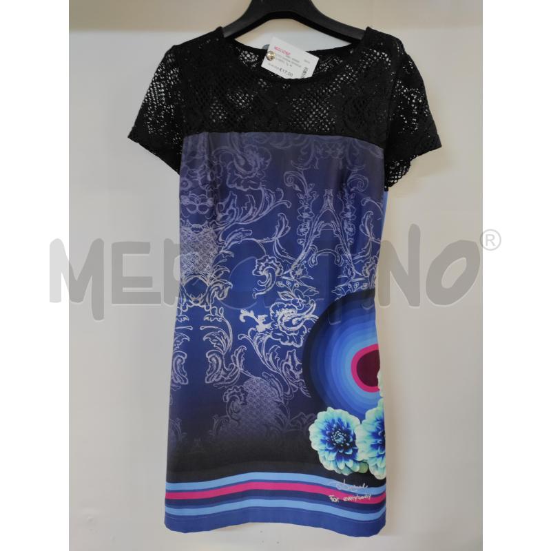 VESTITO DONNA DESIGUAL BLU NERO | Mercatino dell'Usato Acerra 1