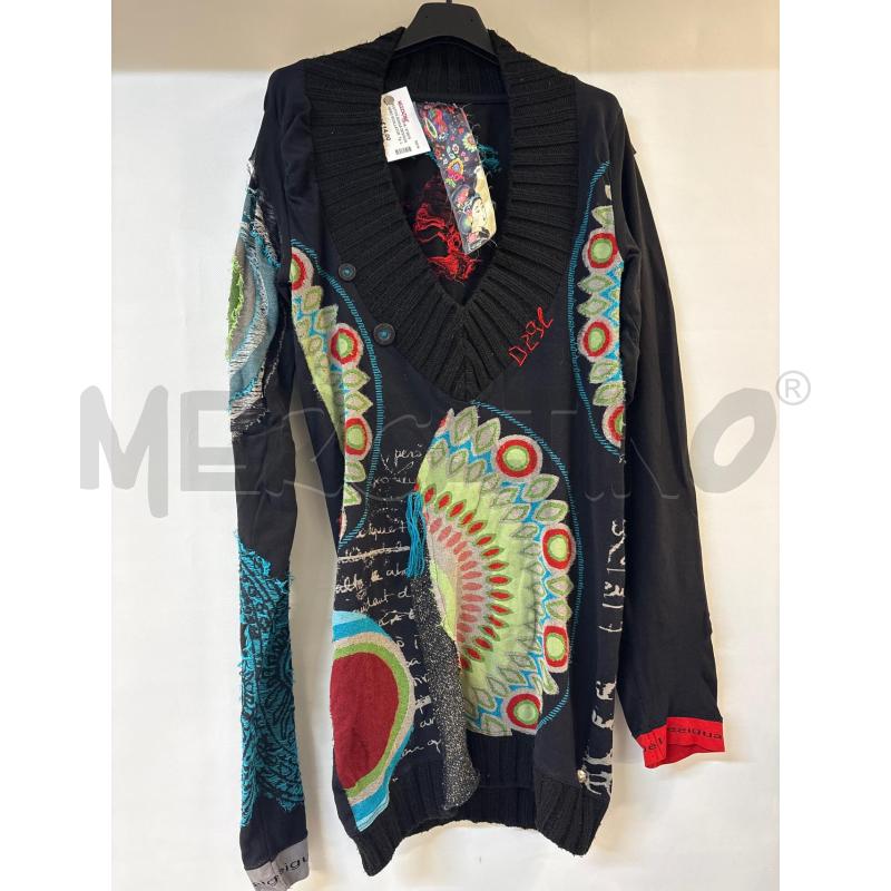 VESTITO DONNA DESIGUAL NERO SCOLLATURA  | Mercatino dell'Usato Acerra 1