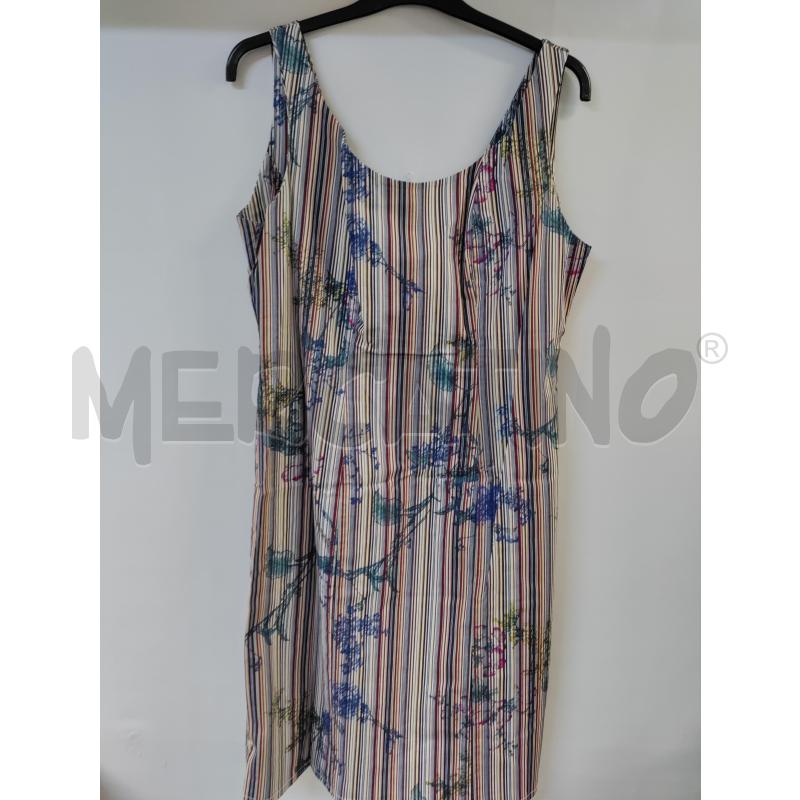 VESTITO DONNA DORABELLA BLU VIOLA RIGATI | Mercatino dell'Usato Acerra 1