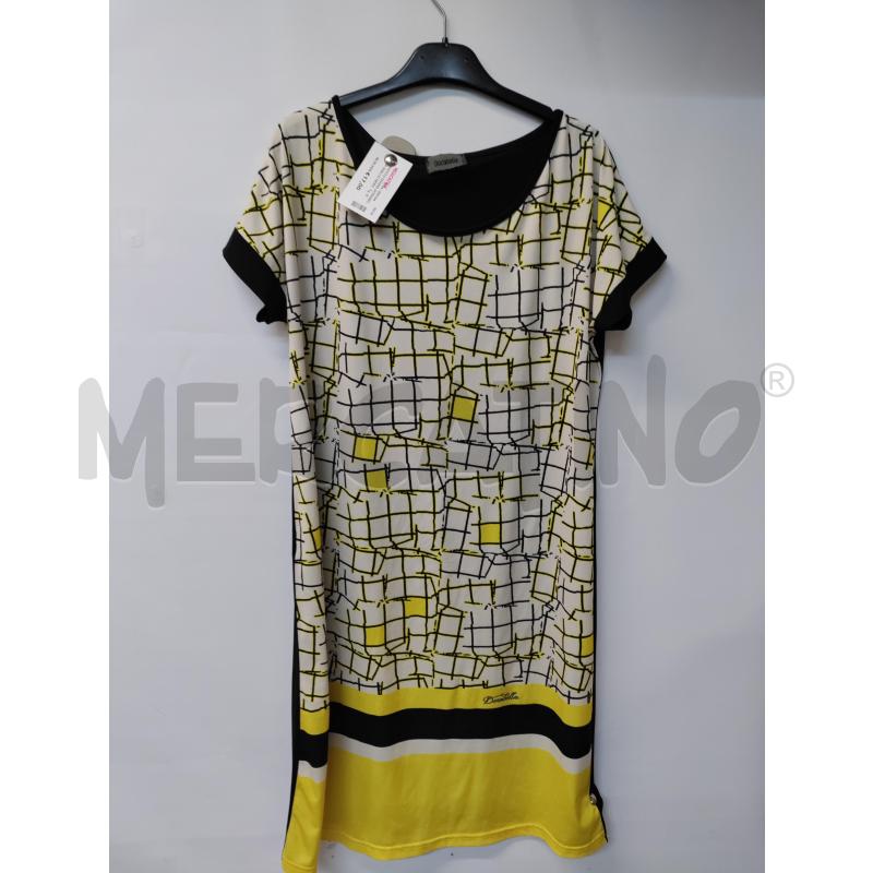 VESTITO DONNA DORABELLA GIALLO NERO | Mercatino dell'Usato Acerra 1