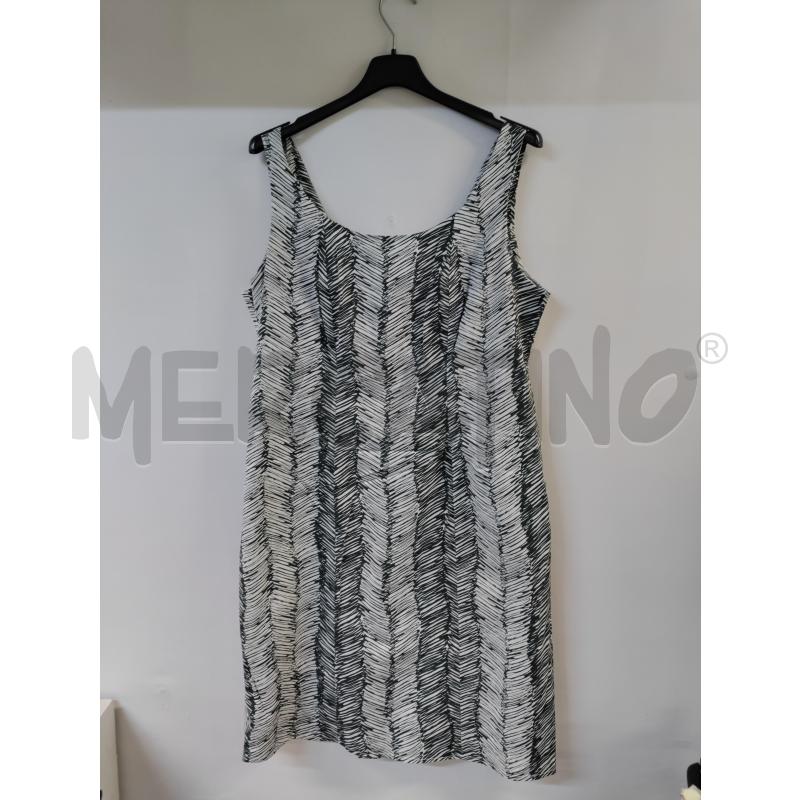 VESTITO DONNA DORABELLA GRIGIO BIANCO | Mercatino dell'Usato Acerra 1
