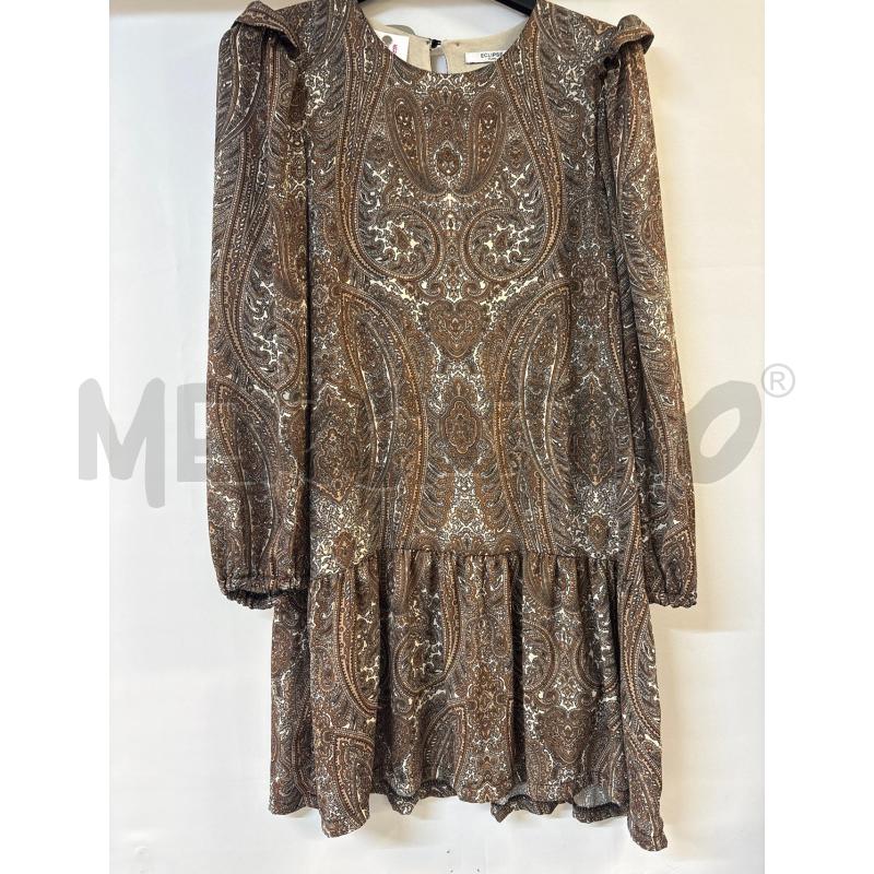 VESTITO DONNA ECLIPSE FANTASIA MARRONE BEIGE | Mercatino dell'Usato Acerra 1