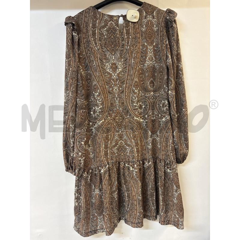VESTITO DONNA ECLIPSE FANTASIA MARRONE BEIGE | Mercatino dell'Usato Acerra 2