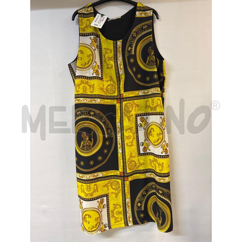 VESTITO DONNA ELENAP NERO GIALLO | Mercatino dell'Usato Acerra 1