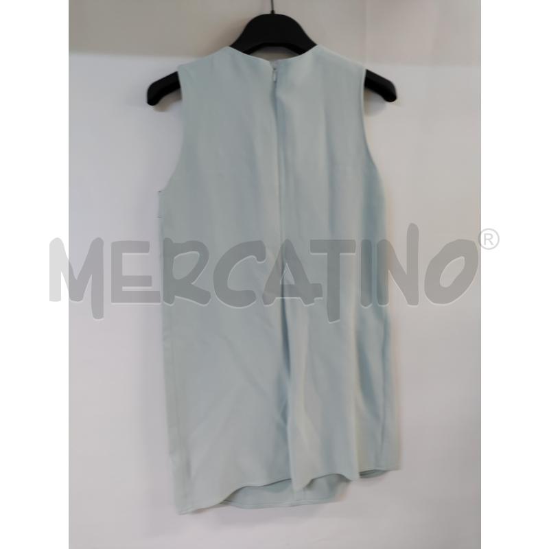VESTITO DONNA ELISABETTA FRANCHI CELESTE MARRONE | Mercatino dell'Usato Acerra 2