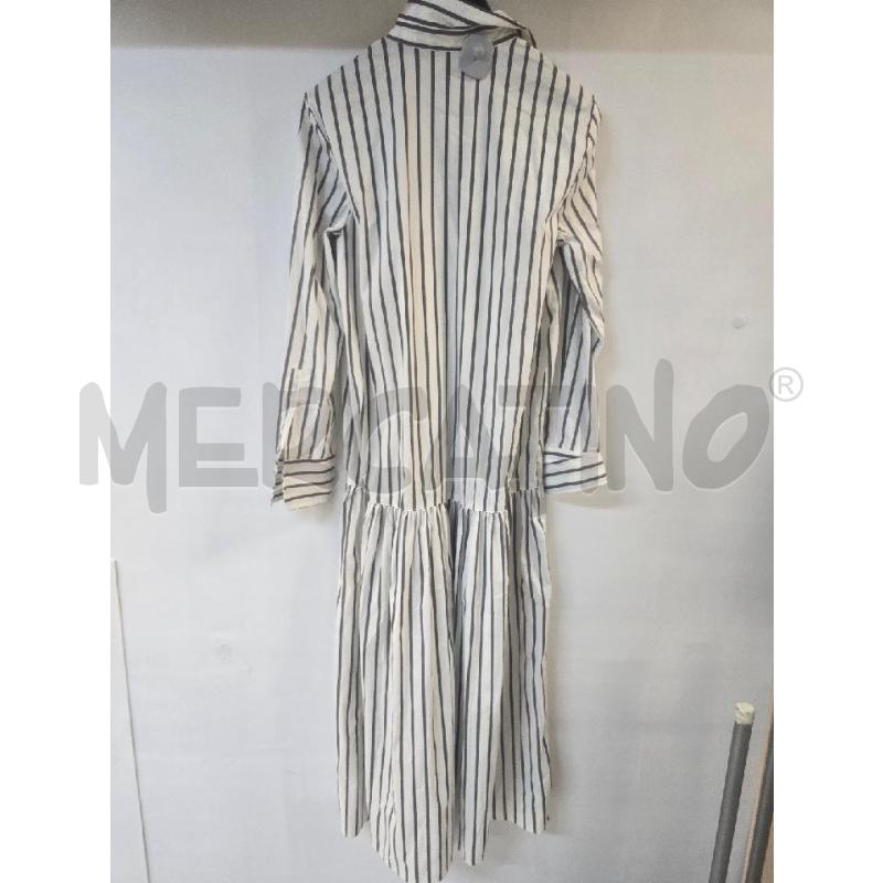 VESTITO DONNA EMME MARELLA BIANCO GRIGIO | Mercatino dell'Usato Acerra 2