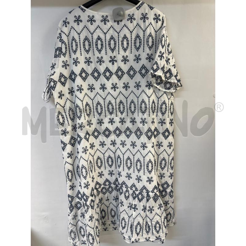 VESTITO DONNA FIORELLA RUBINO BIANCO BLU | Mercatino dell'Usato Acerra 2