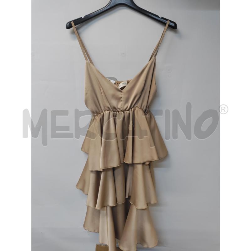 VESTITO DONNA FLORIA BEIGE | Mercatino dell'Usato Acerra 1