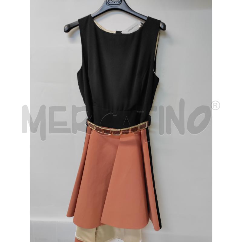 VESTITO DONNA FRACOMINA NERO MARRONE | Mercatino dell'Usato Acerra 1