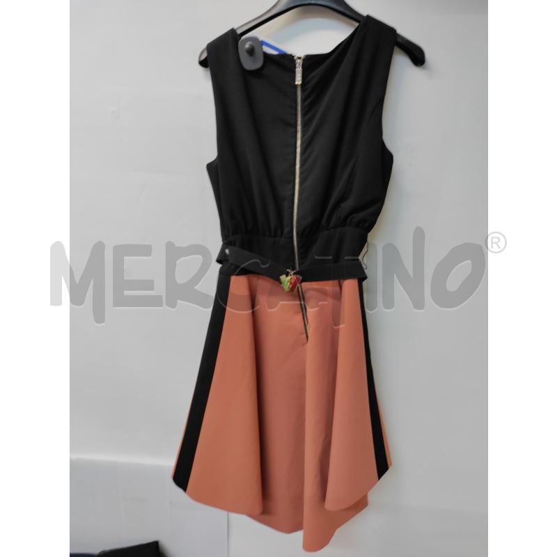 VESTITO DONNA FRACOMINA NERO MARRONE | Mercatino dell'Usato Acerra 2