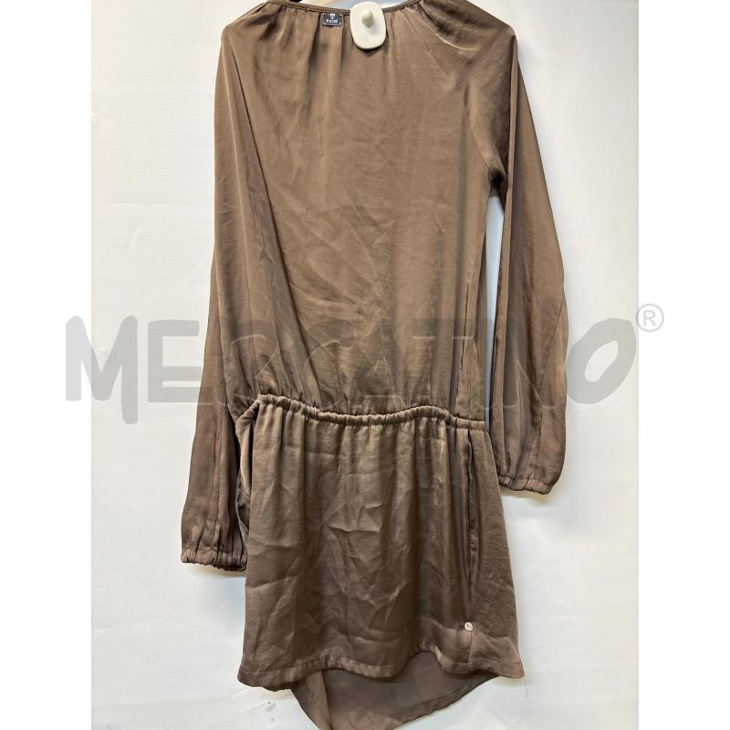 VESTITO DONNA GAUDÌ MARRONE LUCIDO | Mercatino dell'Usato Acerra 2