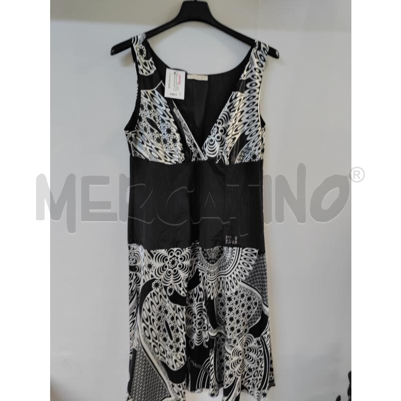 VESTITO DONNA GIORGIA&JOHNS NERO BIANCO | Mercatino dell'Usato Acerra 1