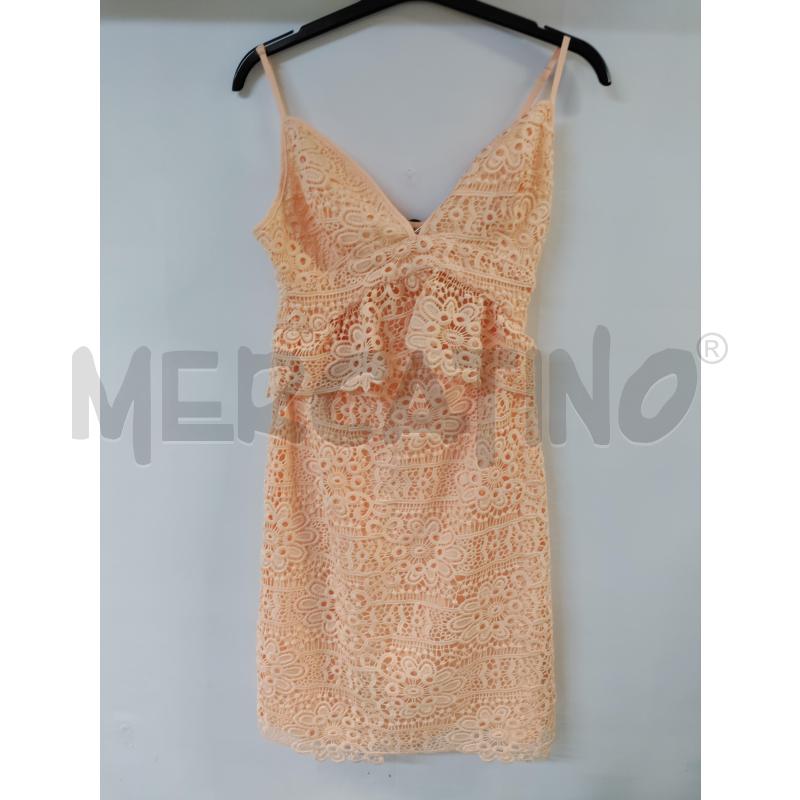 VESTITO DONNA GUESS ARANCIONE MERLETTATO | Mercatino dell'Usato Acerra 1