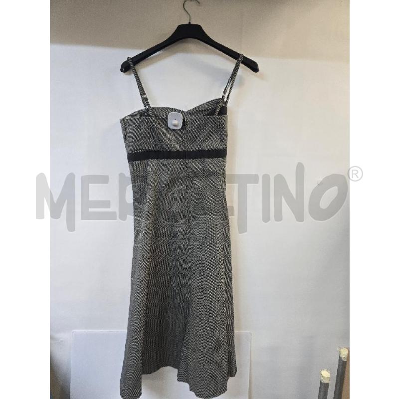 VESTITO DONNA HALLHUBER RIGHE NERO BIANCO | Mercatino dell'Usato Acerra 2