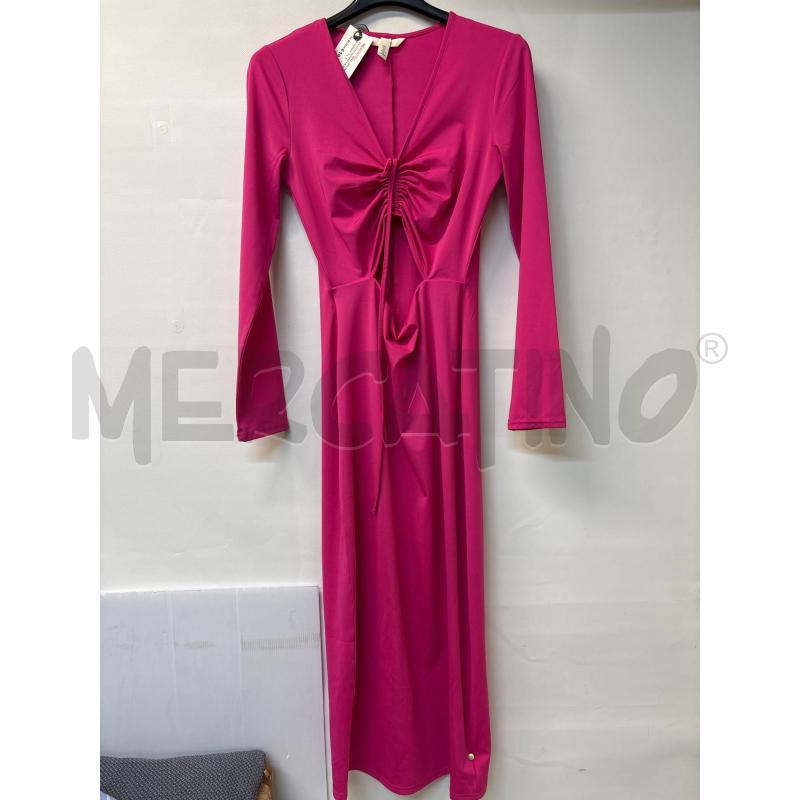 VESTITO DONNA H&M FUXIA LUNGO | Mercatino dell'Usato Acerra 1