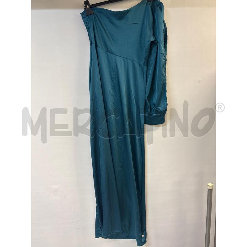 VESTITO DONNA INTREND VERDE LUCIDO | Mercatino dell'Usato Acerra 1