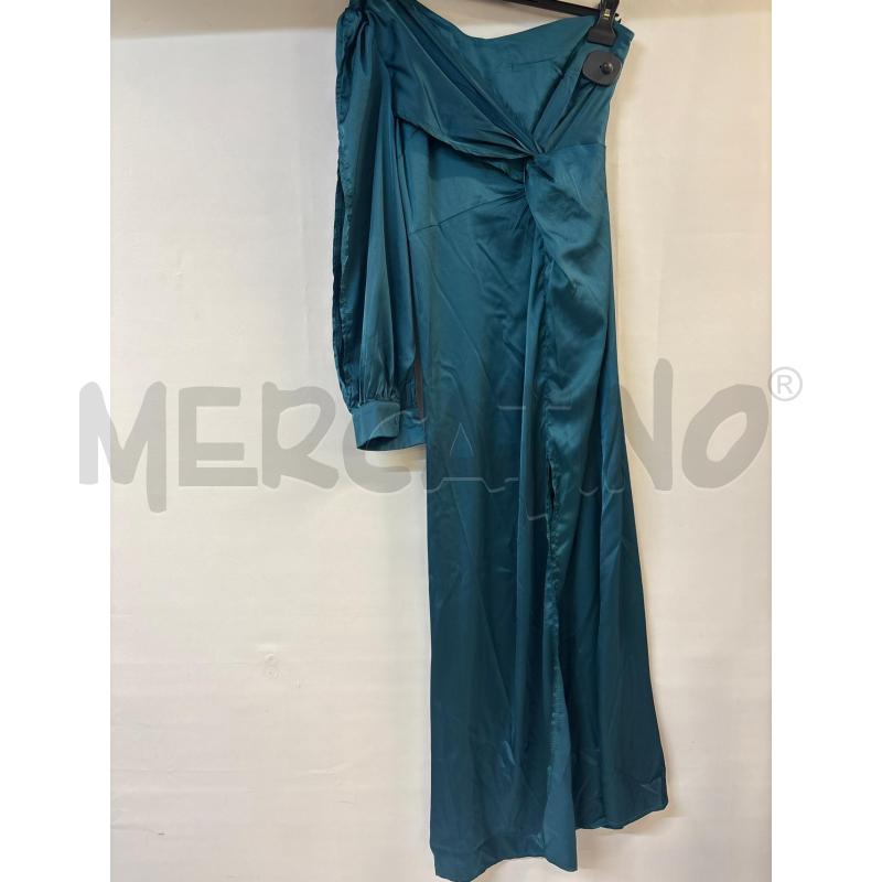 VESTITO DONNA INTREND VERDE LUCIDO | Mercatino dell'Usato Acerra 2