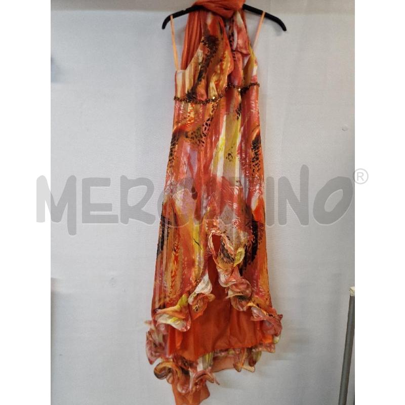 VESTITO DONNA INVITO ARANCIONE | Mercatino dell'Usato Acerra 1