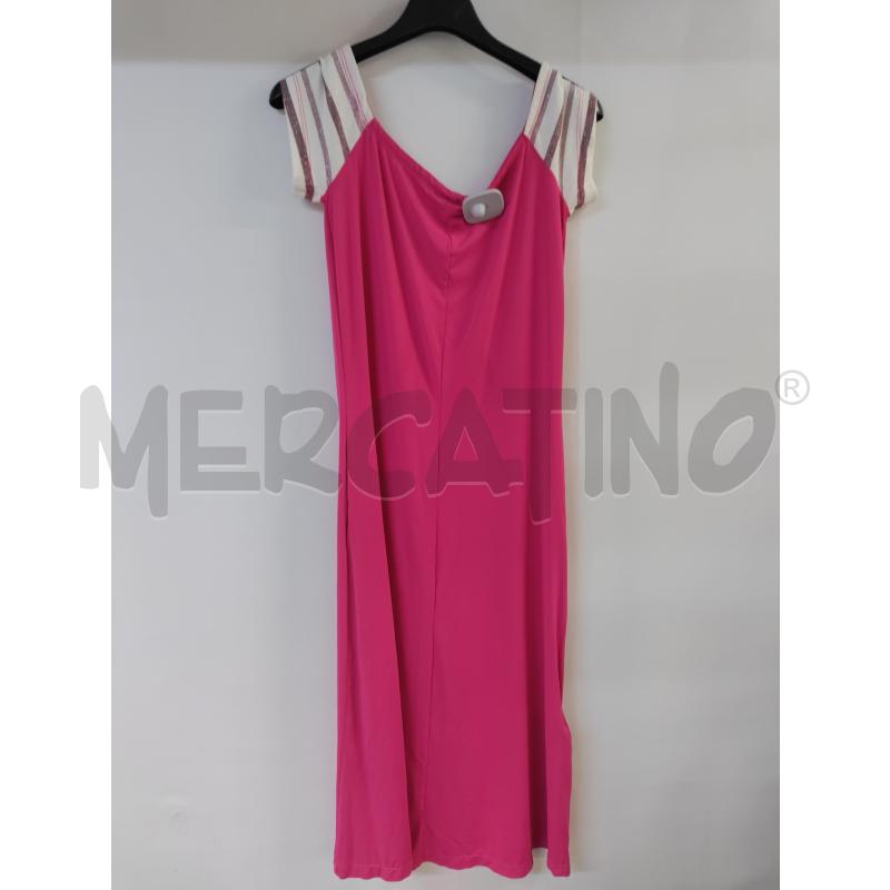 VESTITO DONNA JUST CAVALLI FUXIA FIORI BIANCHI | Mercatino dell'Usato Acerra 4
