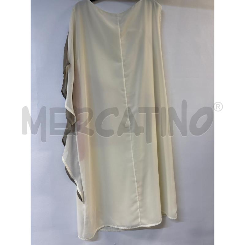 VESTITO DONNA KOCCA BEIGE ARANCIONE | Mercatino dell'Usato Acerra 2