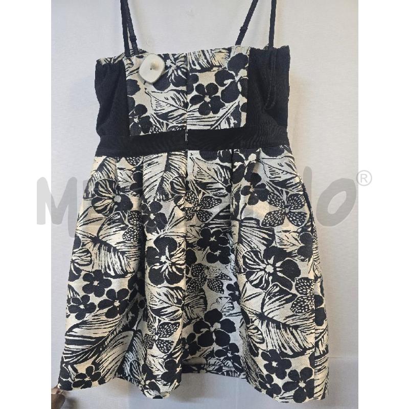 VESTITO DONNA KOCCA BEIGE NERO FIORI | Mercatino dell'Usato Acerra 2