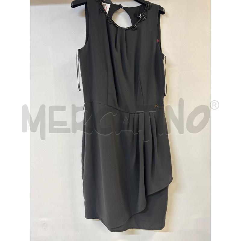 VESTITO DONNA KOCCA GRIGIO SCURO STRASS COLLO | Mercatino dell'Usato Acerra 1