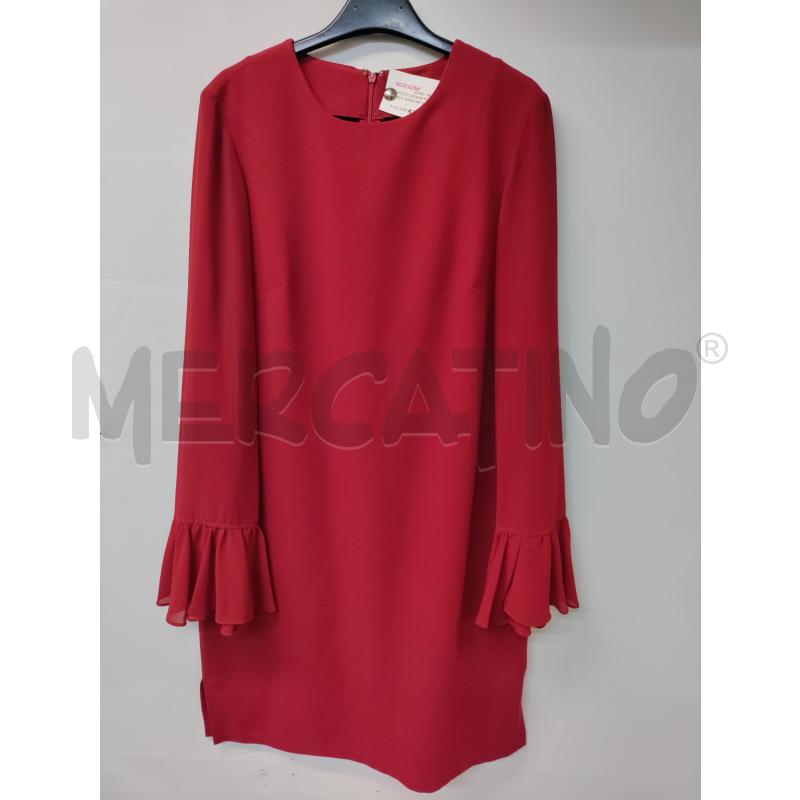 VESTITO DONNA KOCCA ROSSO MANICHE VELO | Mercatino dell'Usato Acerra 1