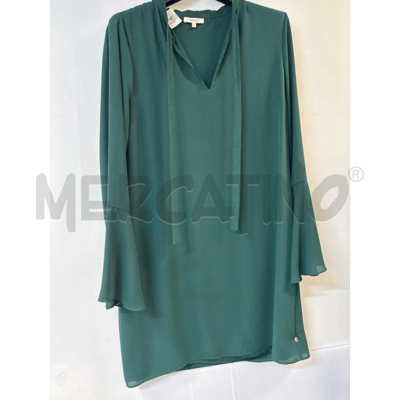 VESTITO DONNA KOCCA VERDE SEMPLICE MEDIA LUNGHEZZA | Mercatino dell'Usato Acerra 1
