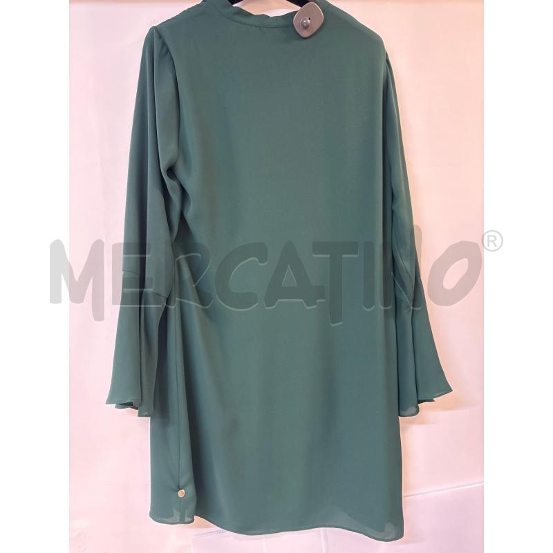 VESTITO DONNA KOCCA VERDE SEMPLICE MEDIA LUNGHEZZA | Mercatino dell'Usato Acerra 2