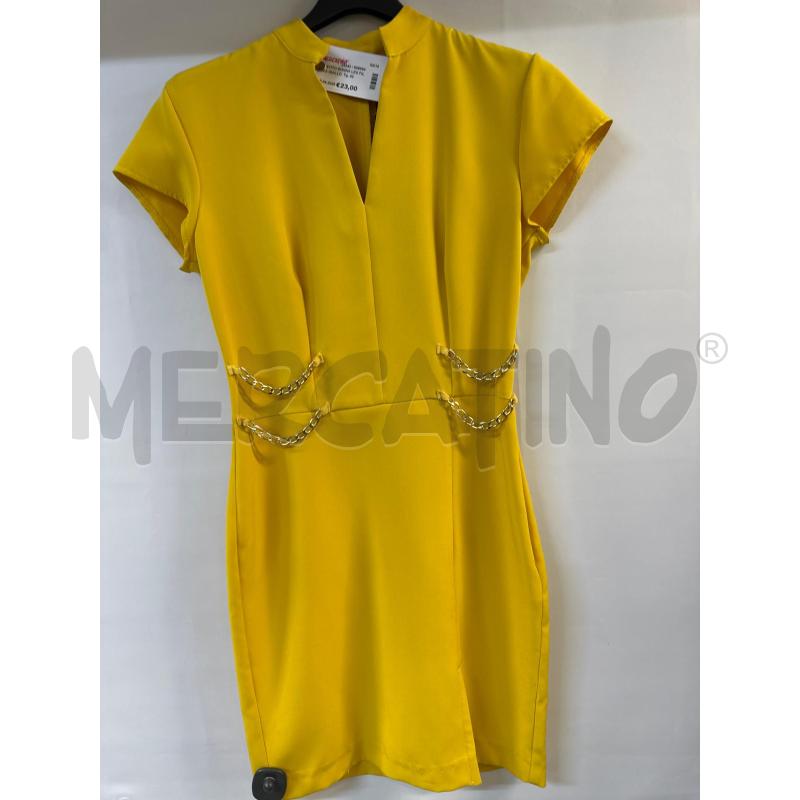 VESTITO DONNA LES FILLES GIALLO | Mercatino dell'Usato Acerra 1