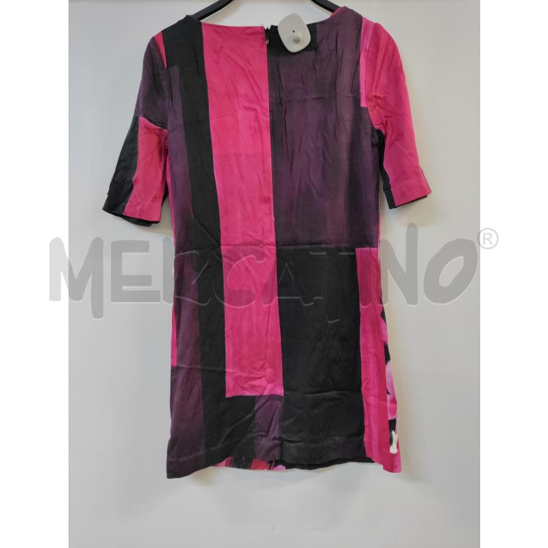 VESTITO DONNA LIUJO NERO SFUMATO VIOLA ROSA | Mercatino dell'Usato Acerra 3