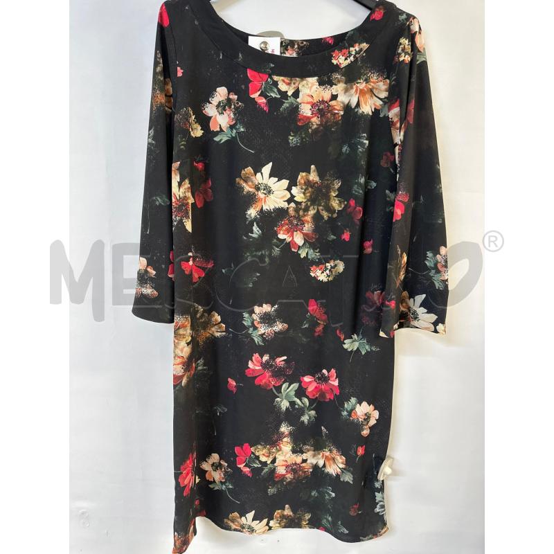 VESTITO DONNA LIU-JO NERO CON FIORI | Mercatino dell'Usato Acerra 1