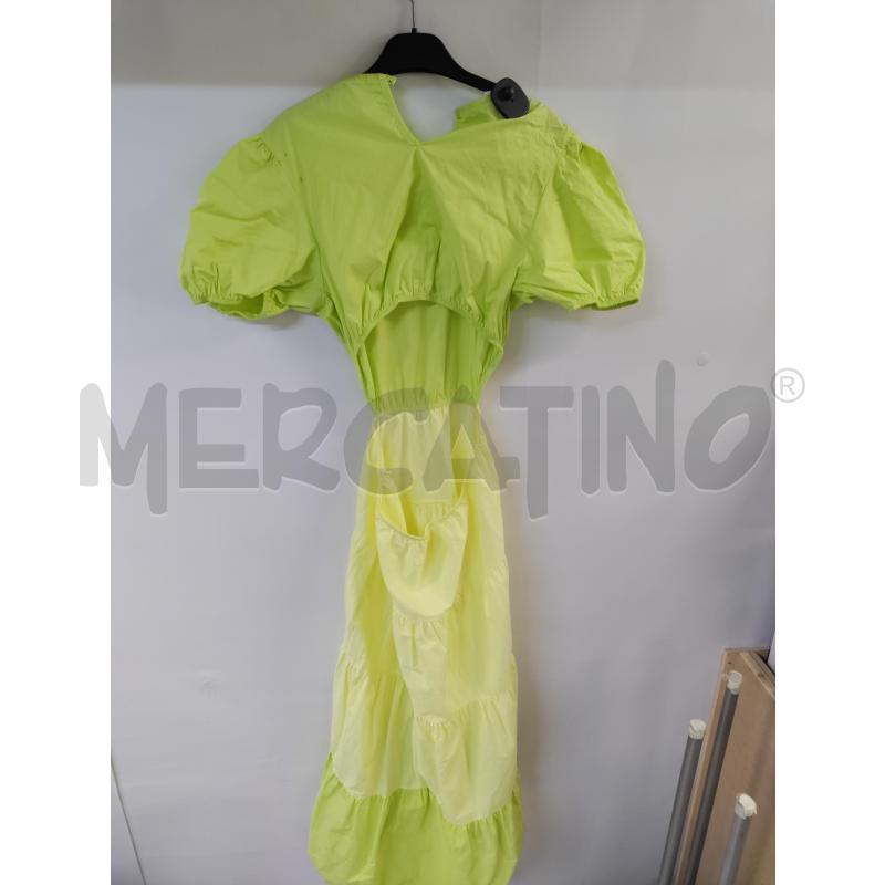 VESTITO DONNA LUMINA GIALLO FLUO SCOLLO DIETRO | Mercatino dell'Usato Acerra 2