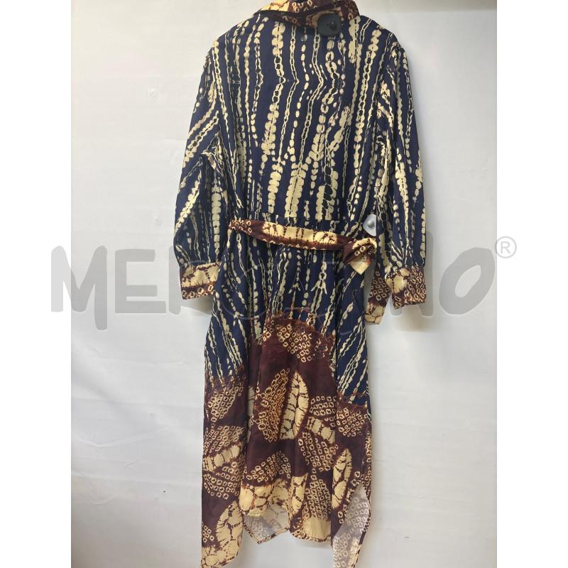 VESTITO DONNA LUNGO CAMOMILLA BLU MARRONE | Mercatino dell'Usato Acerra 2