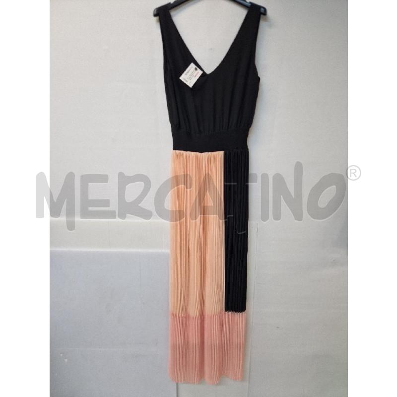VESTITO DONNA LUNGO SILVIAN HEACH NERO ROSA | Mercatino dell'Usato Acerra 1