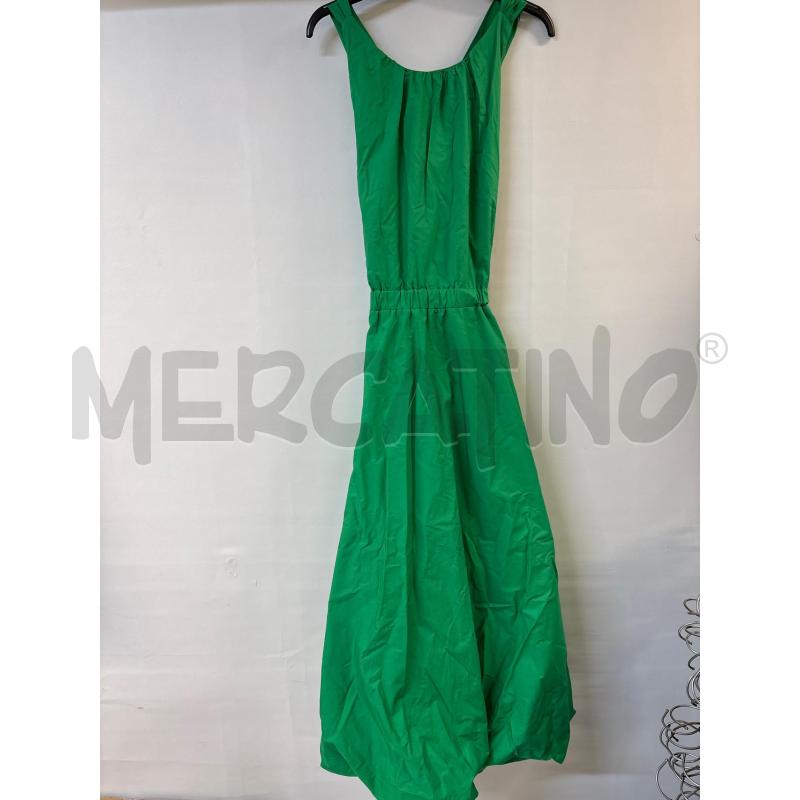 VESTITO DONNA LUNGO VERDE LUMINA  | Mercatino dell'Usato Acerra 1