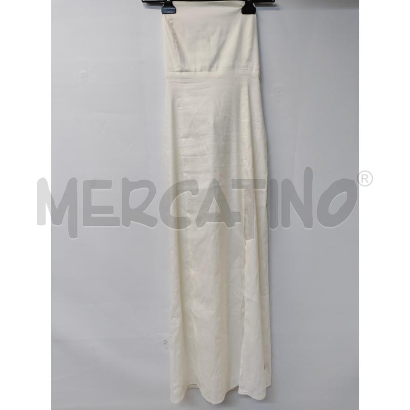 VESTITO DONNA LUNGO ZARA BIANCO | Mercatino dell'Usato Acerra 1