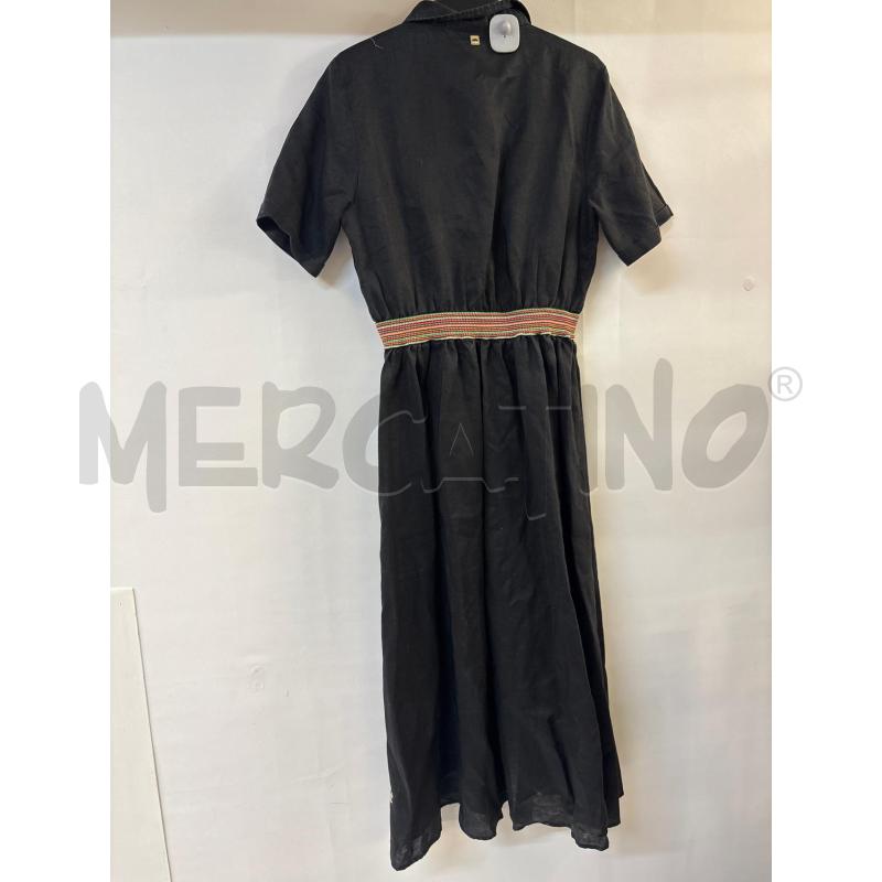 VESTITO DONNA MARKUP NERO 100%LINO  | Mercatino dell'Usato Acerra 2