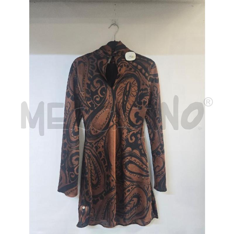 VESTITO DONNA MARRONE NERO MNG | Mercatino dell'Usato Acerra 2