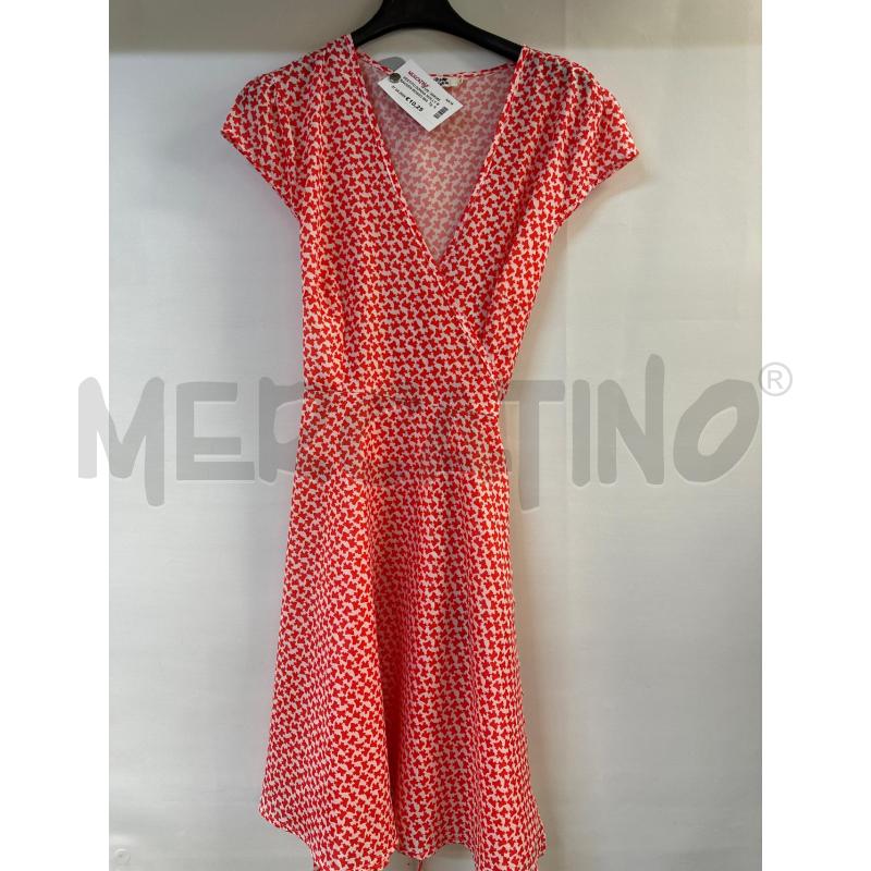 VESTITO DONNA MOLLY BRACKEN ROSSO BIANCO | Mercatino dell'Usato Acerra 1