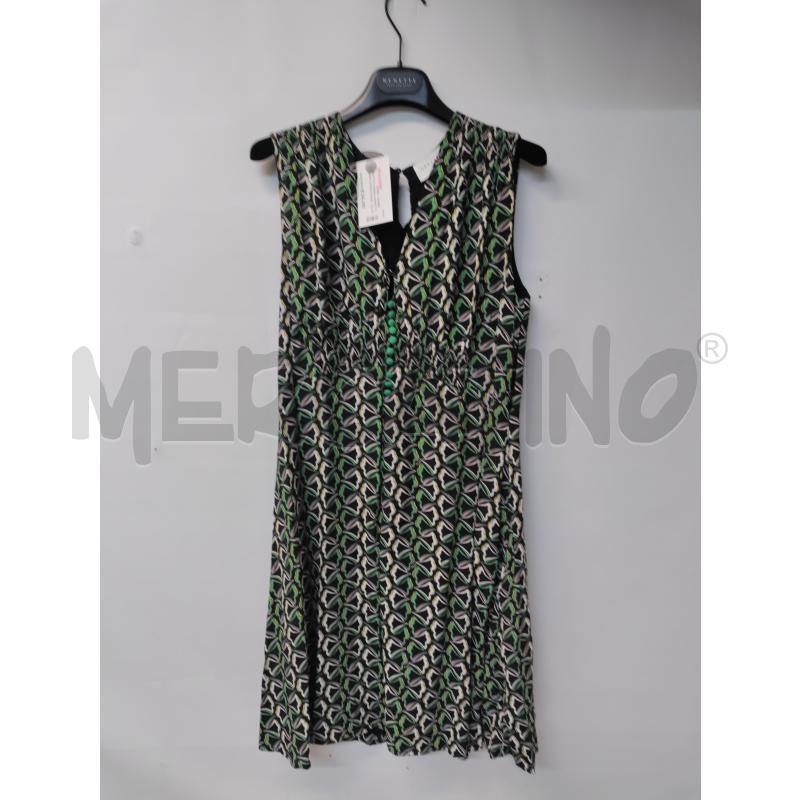 VESTITO DONNA NANETTE NERO VERDE ROSA | Mercatino dell'Usato Acerra 1