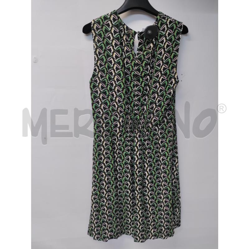 VESTITO DONNA NANETTE NERO VERDE ROSA | Mercatino dell'Usato Acerra 2