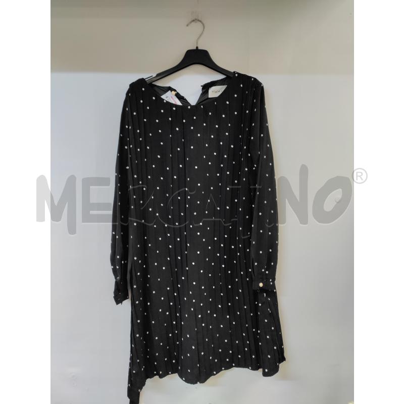 VESTITO DONNA NERO BIANCO PALLE MIGLE+ME | Mercatino dell'Usato Acerra 1