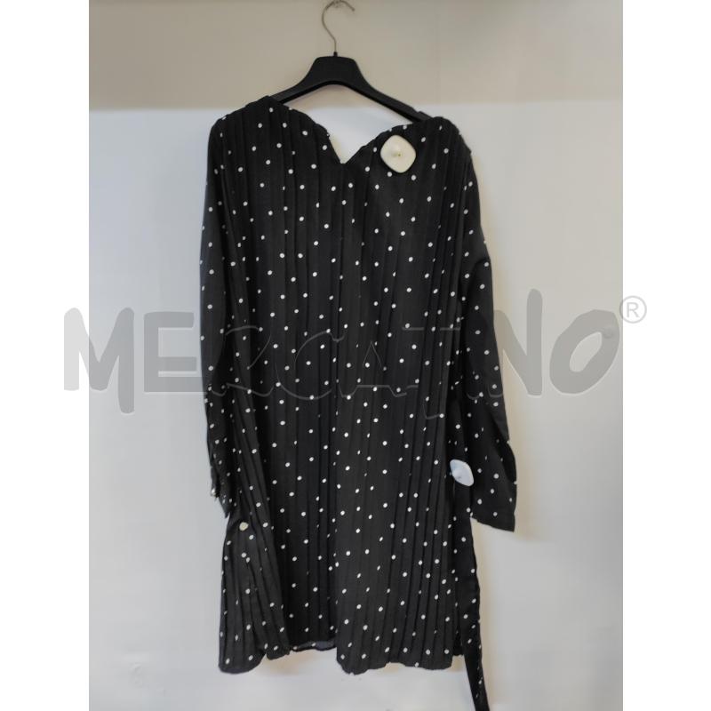 VESTITO DONNA NERO BIANCO PALLE MIGLE+ME | Mercatino dell'Usato Acerra 2